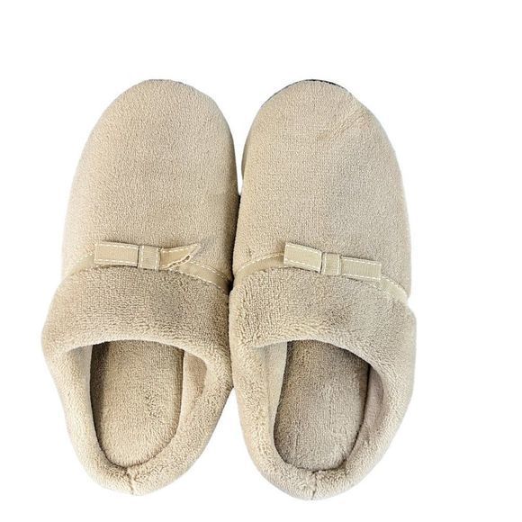 NWT ISOTONER‎ Beige Sand Trap Slippers (L-8.5/9) - Picture 5 of 5